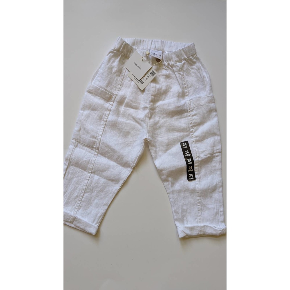 NWT Zara White Linen Pants